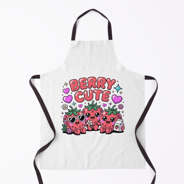 Item preview, Berry Cute Kawaii Strawberry T-Shirt – Cute Strawberry Pun Cartoon Design for Kawaii Lovers & Gift Buyers designed and sold by GemBob Creations.