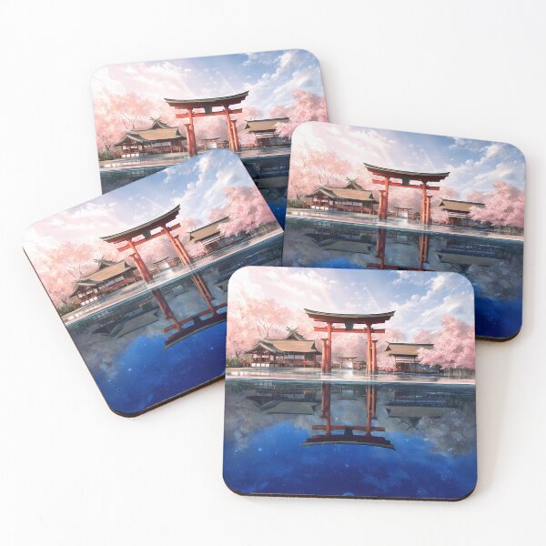Item preview, Between Two Worlds: Sakura Shrine Reflection designed and sold by sakurashorty.