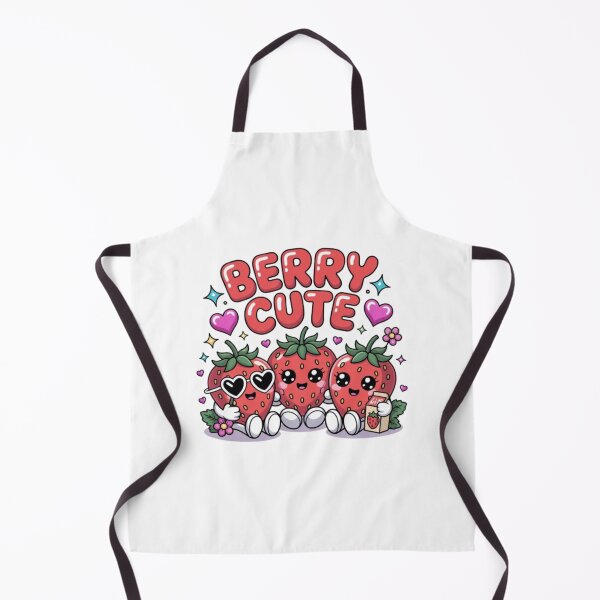 Item preview, Berry Cute Strawberry Kawaii T-Shirt – Cute Strawberry Cartoon Pun Design for Kawaii Lovers & Gift Buyers designed and sold by GemBob Creations.