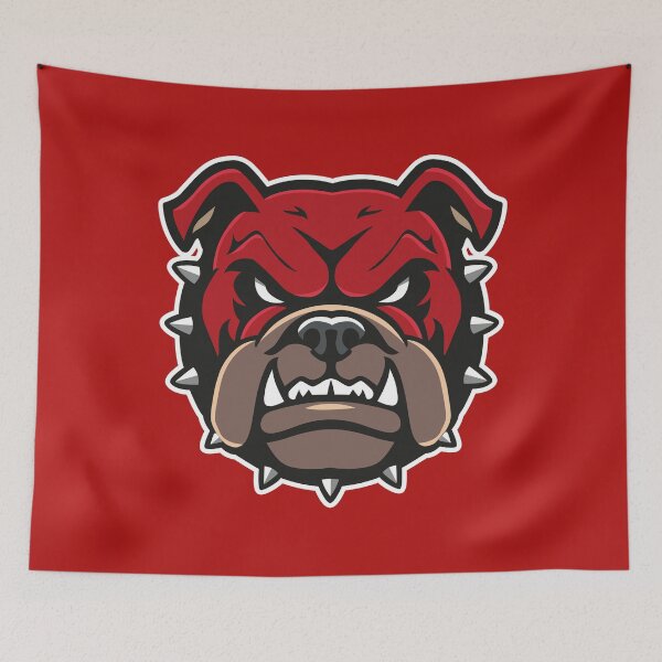 Item preview, Angry Red Bulldog Leader – Fierce Alpha Dog Mascot Design designed and sold by MerlinWear.