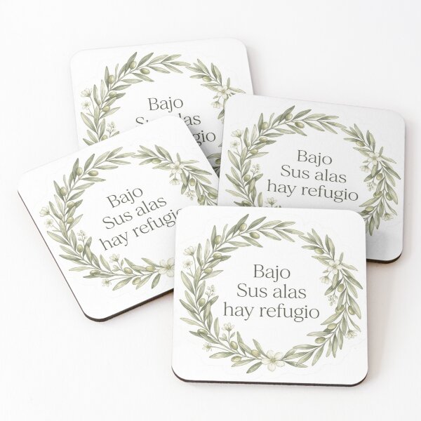 Item preview, Botanical Sticker "Under His Wings There Is Refuge" - Psalm 91 designed and sold by ShoopingAn.