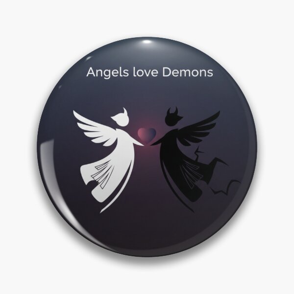 Item preview, Angel Loves Demon Shirt - Heaven and Hell Forbidden Romance Gothic Couple Gift designed and sold by KeyLogin.
