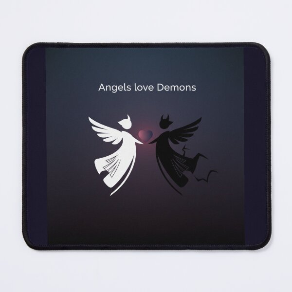 Item preview, Angel Loves Demon Shirt - Heaven and Hell Forbidden Romance Gothic Couple Gift designed and sold by KeyLogin.