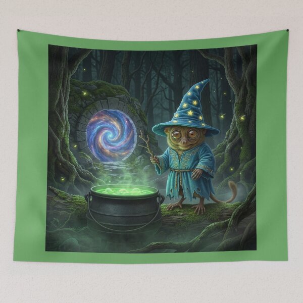 Item preview, Tarsier Wizard Opens Portal to Another Dimension designed and sold by Tridentulus.
