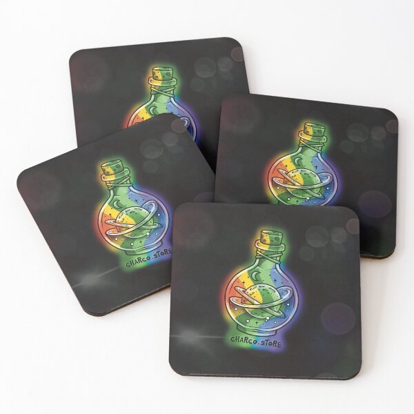 Item preview, Pride | Rainbow Potion Bottle – Galaxy Universe Art designed and sold by Charco.Store – Bold Expressive Graphics & Alt Streetwear Art.