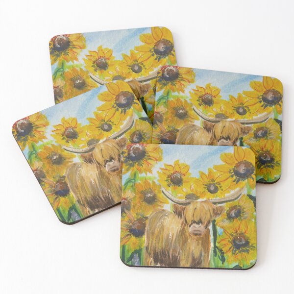 Item preview, Harry cow in sunflowers designed and sold by Sassafrass42.