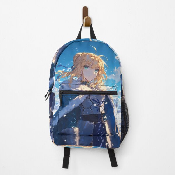 Item preview, Caster Artoria Saber Fate Grand Order Winter Snow Cloak Heroic Anime Girl designed and sold by mildaclairmo.