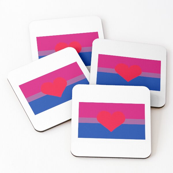 Aperçu de l'œuvre Bisexual love (heart version) créée et vendue par MatanteVargeuse.