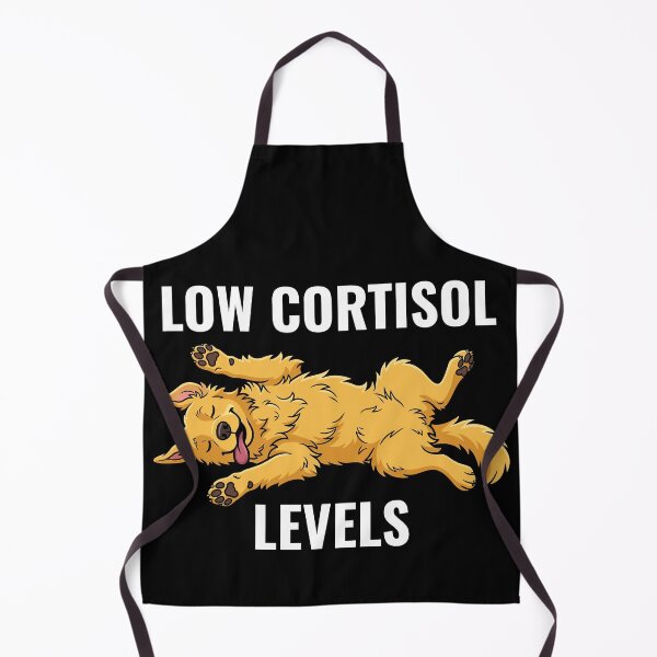 Item preview, Totally Relaxed Sleeping Dog Low Cortisol Levels - Stress Relief Meme designed and sold by AdriqnArt.