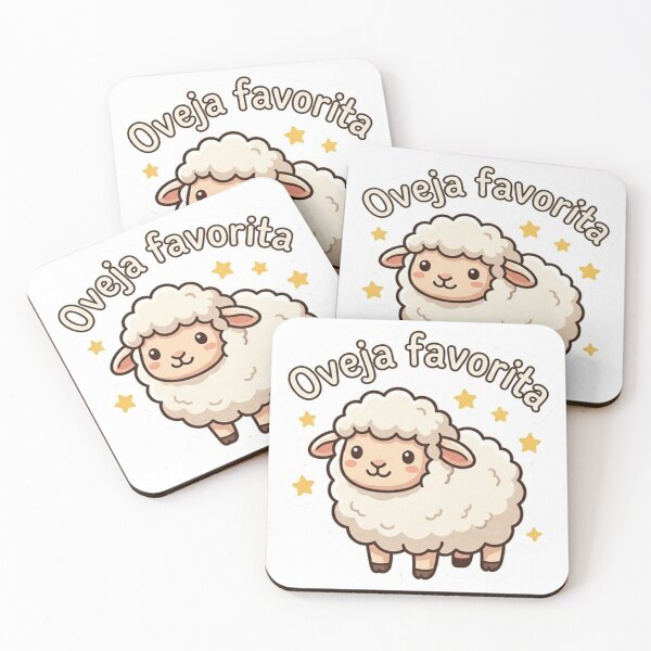 Item preview, Illustrated Sticker "Favorite Sheep" - Cute/Kawaii Style designed and sold by ShoopingAn.