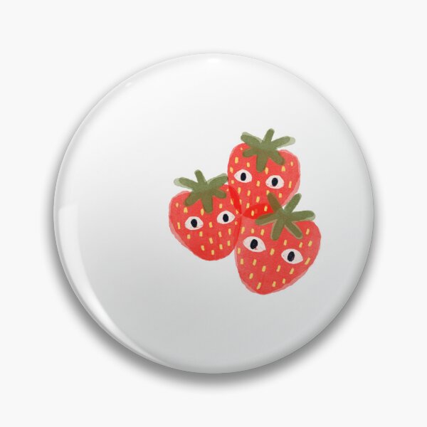 Aperçu de l'œuvre regards fraise créée et vendue par KitschByKate.