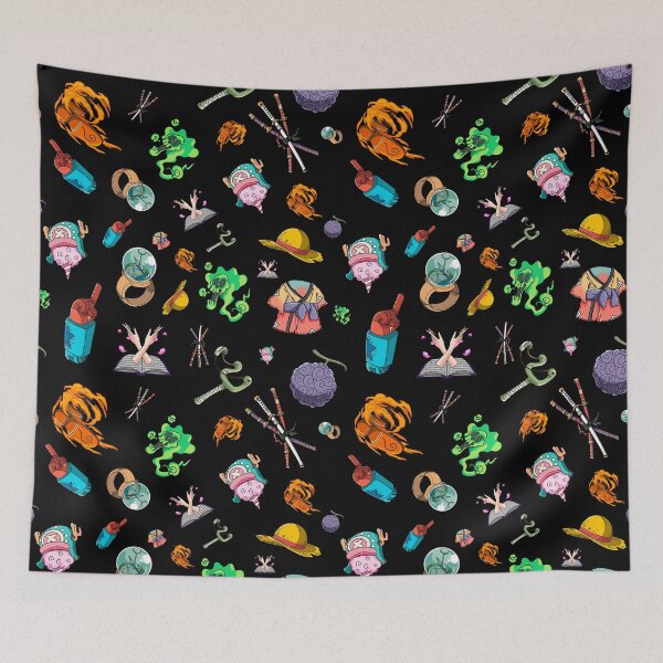 Item preview, One Piece Strawhats Icons Pattern designed and sold by Diyanggostyle.