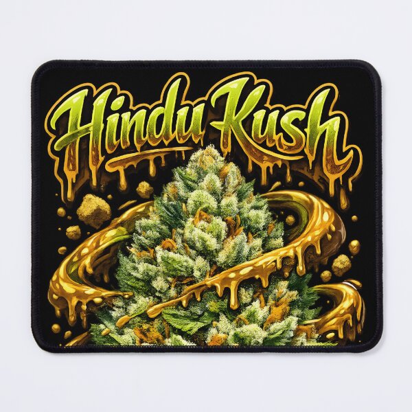 Item preview, Hindu Kush Graffiti Art Print | Earthy Hash Indica Strain Typography | Deep Sedating 420 designed and sold by WAUZ.