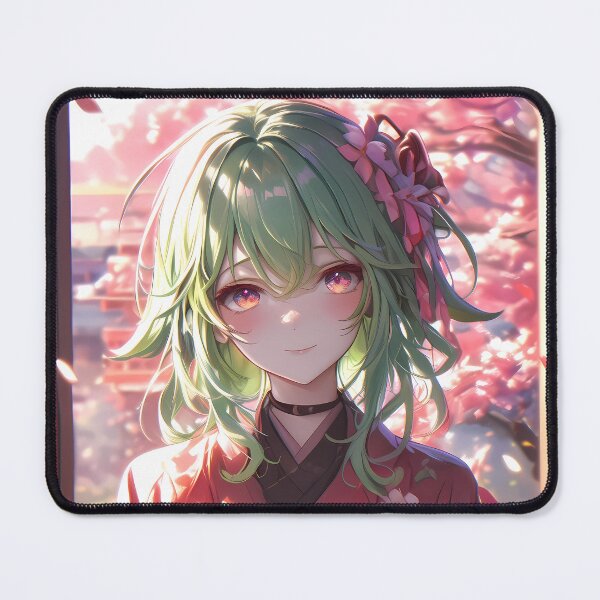 Item preview, Kuki Shinobu Genshin Impact Kimono Cherry Blossoms Serene designed and sold by mildaclairmo.