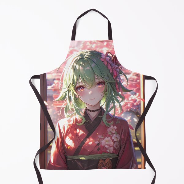 Item preview, Kuki Shinobu Genshin Impact Kimono Cherry Blossoms Serene designed and sold by mildaclairmo.