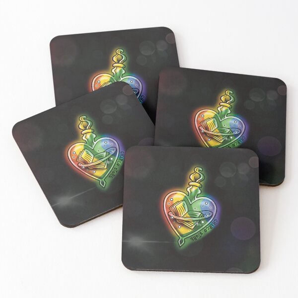 Item preview, Pride | Rainbow Book Potion Bottle – Story Fantasy Art designed and sold by Charco.Store – Bold Expressive Graphics & Alt Streetwear Art.