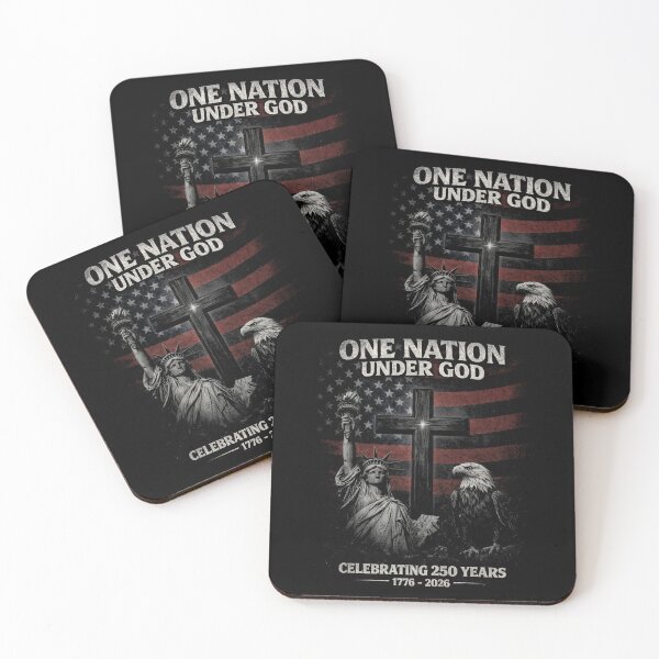 Item preview, One Nation Under Celebrating 250 Years 1776-2026 Liberty Eagle Flag Patriotic designed and sold by will freed18.