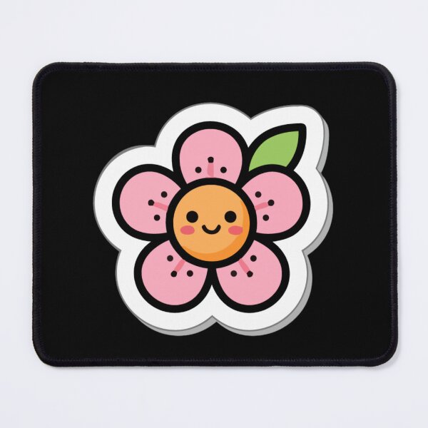 Item preview, Cute Kawaii Flower – Smiling Blossom Cartoon Design designed and sold by PaulaDesignCo.