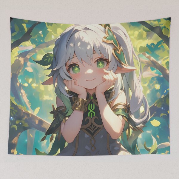 Item preview, Nahida Genshin Impact Forest Green Sunshine Cute designed and sold by mildaclairmo.