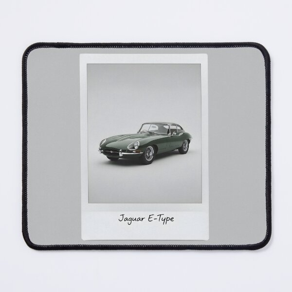 Item preview, Classic Jaguar E-Type Vintage Polaroid Style British Sports Car Art designed and sold by Motorline44.