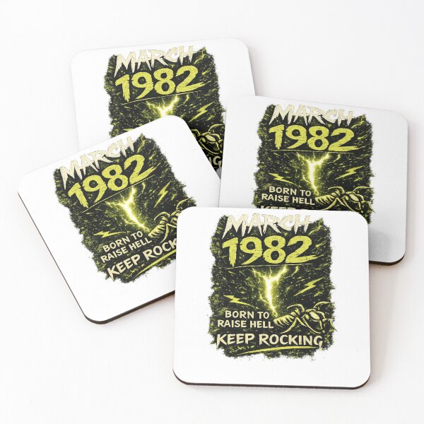 Item preview, March 1982 Born To Raise Hell Rock Birthday Design designed and sold by PavelskiArt.