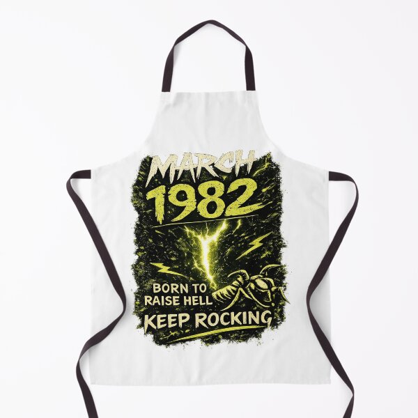Item preview, March 1982 Born To Raise Hell Rock Birthday Design designed and sold by PavelskiArt.