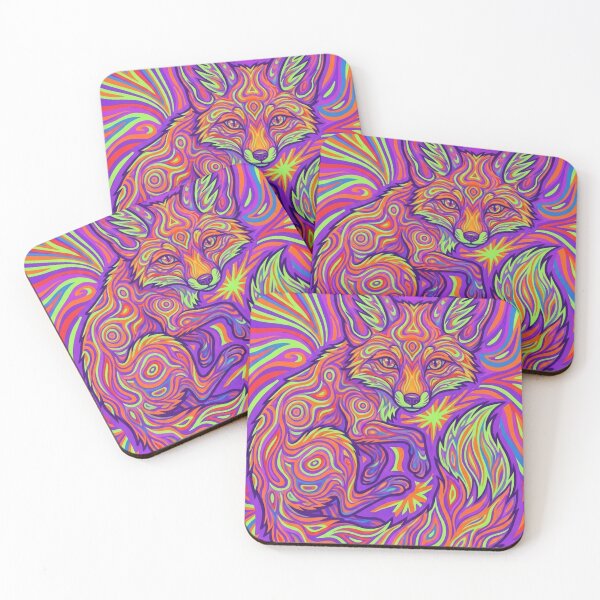 Item preview, Psychedelic Fox designed and sold by The Timeless Inkwell.