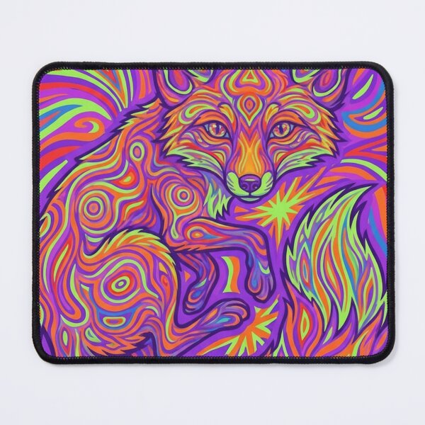 Item preview, Psychedelic Fox designed and sold by The Timeless Inkwell.