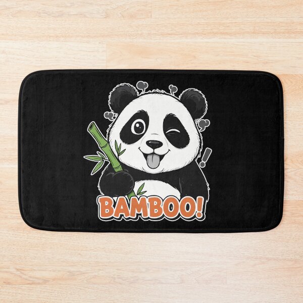 Item preview, Bamboo! Cute Winking Panda Cartoon designed and sold by Taridesign.