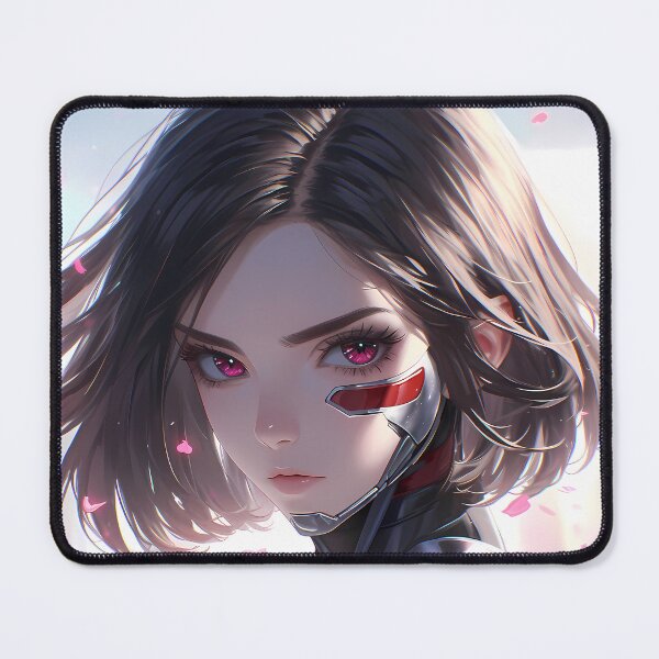 Item preview, Alita Alita Battle Angel Cyborg Chrome Pink Petals designed and sold by mildaclairmo.