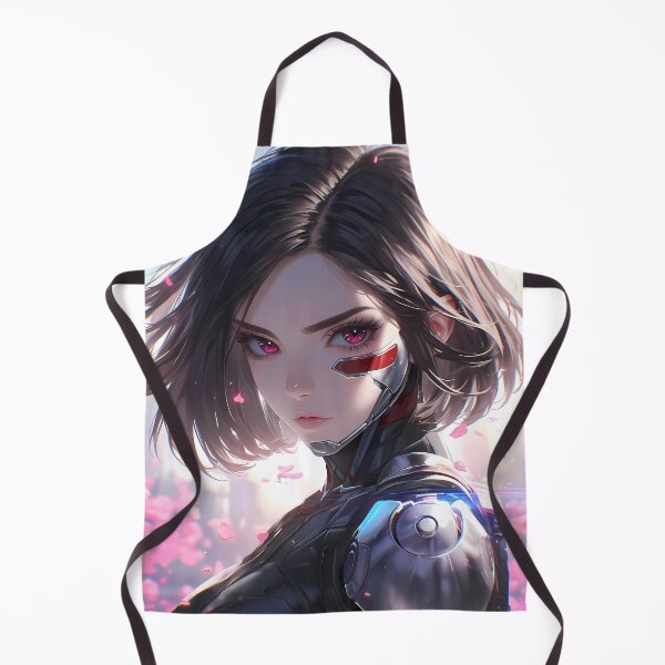 Item preview, Alita Alita Battle Angel Cyborg Chrome Pink Petals designed and sold by mildaclairmo.