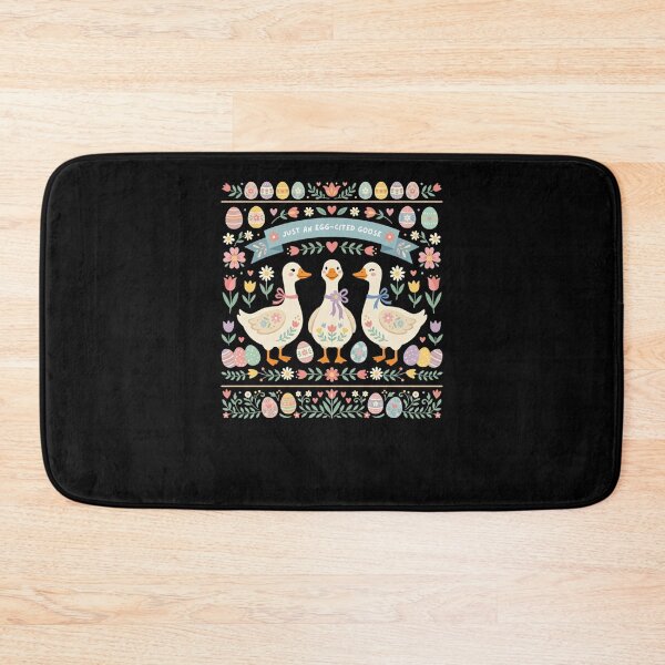 Item preview, Just an Egg-Cited Goose Easter Spring Design designed and sold by snowry.