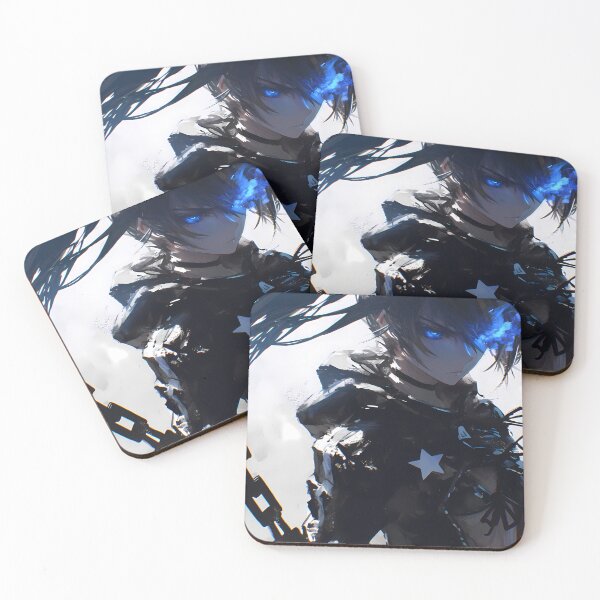 Item preview, Black Rock Shooter Black Rock Shooter Blue Flame Dark Portrait designed and sold by mildaclairmo.
