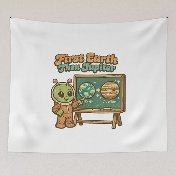 Item preview, First Earth, then Jupiter designed and sold by LuveraxArt.