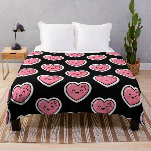 Item preview, Cute Kawaii Heart – Smiling Love Heart Design designed and sold by PaulaDesignCo.
