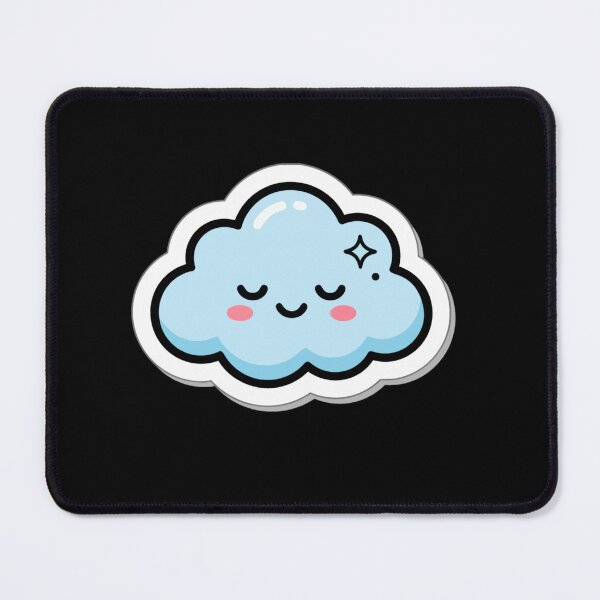 Item preview, Cute Kawaii Cloud – Sleeping Smiling Cloud Design designed and sold by PaulaDesignCo.