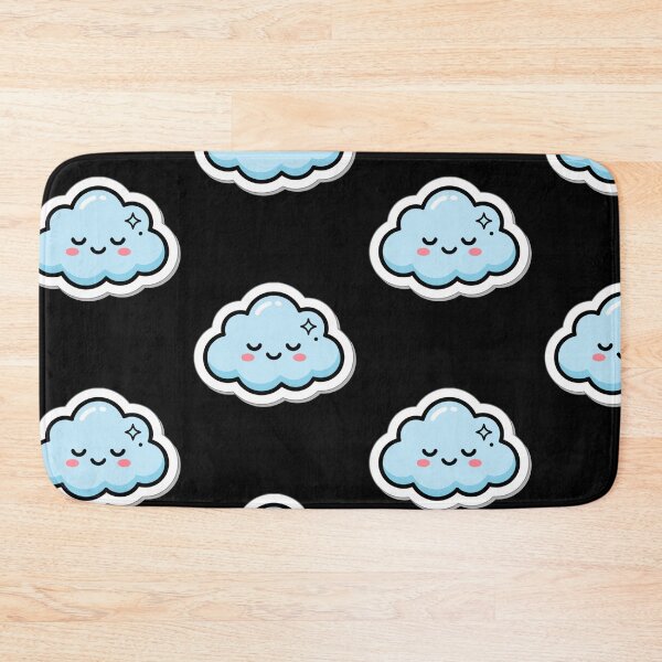 Item preview, Cute Kawaii Cloud – Sleeping Smiling Cloud Design designed and sold by PaulaDesignCo.