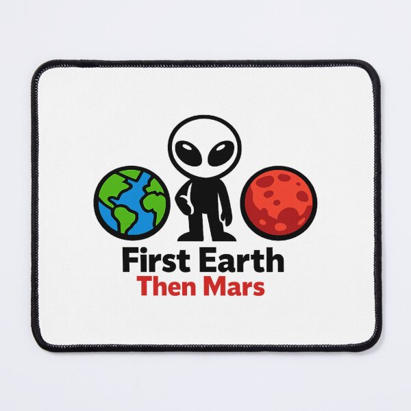 Item preview, First Earth Then Mars designed and sold by LuveraxArt.