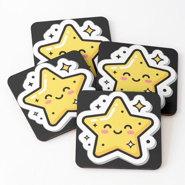 Item preview, Cute Kawaii Star – Smiling Cartoon Star Design designed and sold by PaulaDesignCo.