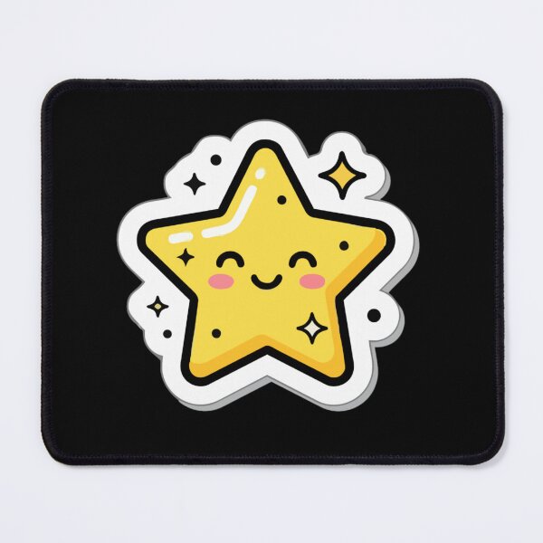 Item preview, Cute Kawaii Star – Smiling Cartoon Star Design designed and sold by PaulaDesignCo.