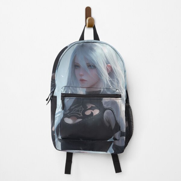 Item preview, A2 Nier Automata Winter White Hair Stoic Android Cinematic Profile designed and sold by mildaclairmo.