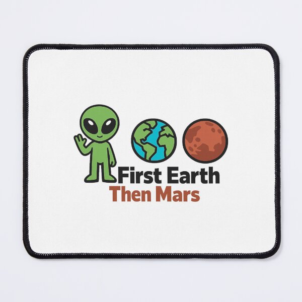 Item preview, First Earth Then Mars designed and sold by LuveraxArt.