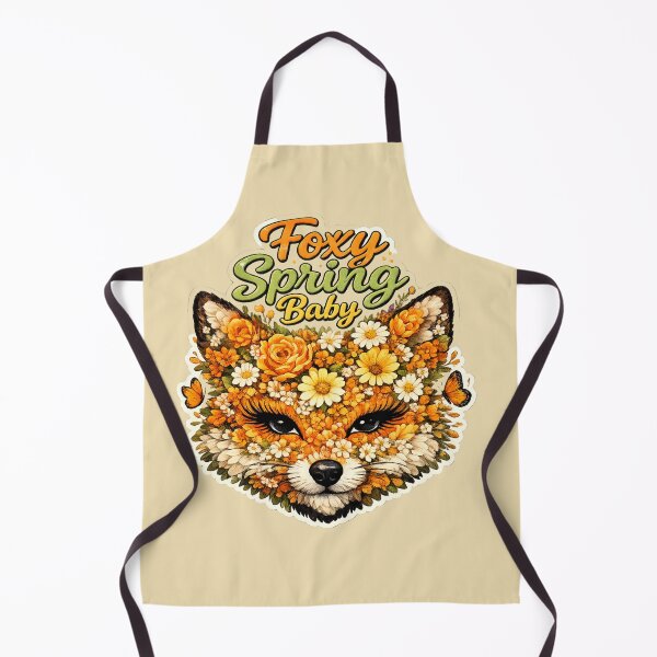 Item preview, Foxy Spring Baby Floral Fox designed and sold by DEEPDesignsART.