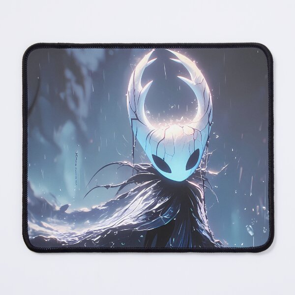 Item preview, Hollow Knight Hollow Knight Rainy Blue Glow Dark Fantasy Cloak Scene designed and sold by mildaclairmo.