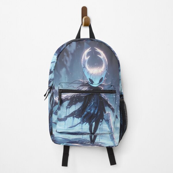 Item preview, Hollow Knight Hollow Knight Rainy Blue Glow Dark Fantasy Cloak Scene designed and sold by mildaclairmo.