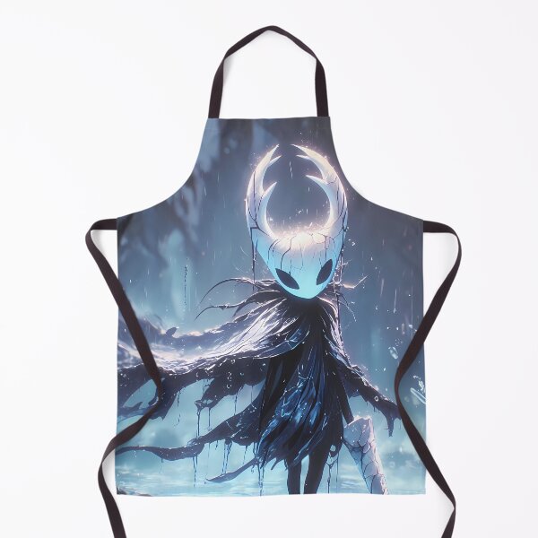 Item preview, Hollow Knight Hollow Knight Rainy Blue Glow Dark Fantasy Cloak Scene designed and sold by mildaclairmo.