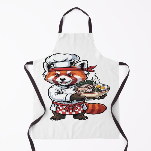 Item preview, red panda eating ramen designed and sold by Uglyandcute.