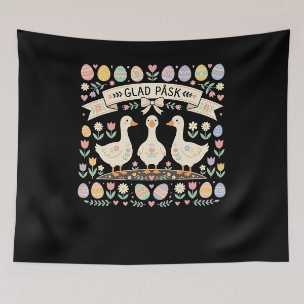 Item preview, Glad Påsk Swedish Easter Geese Spring Eggs designed and sold by snowry.