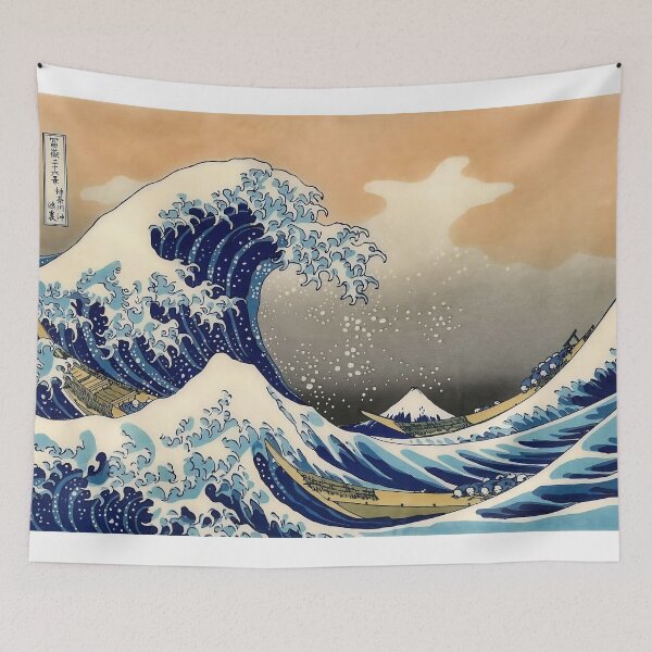Item preview, The Great Wave off Kanagawa by Hokusai (c. 1831) designed and sold by stevepmp.