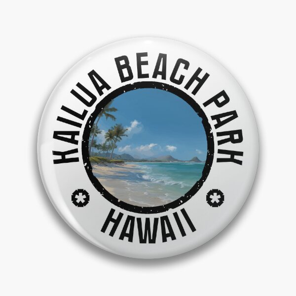 Item preview, Kailua Beach Park - Hawaii (with Black Lettering) designed and sold by VelvetRoom.